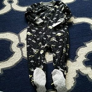 NWT fleece alien pjs
